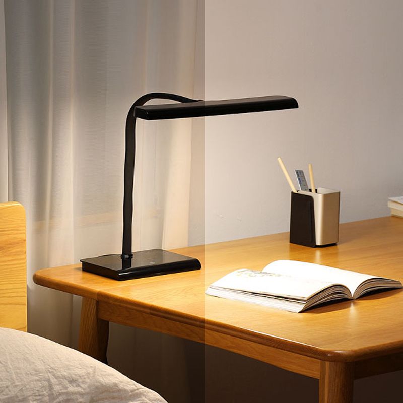 LED Table Lamp with Acrylic Shade Contemporary Desk Lamps for Study Room