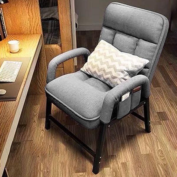 Modern Style Task Chair Mid-Back Upholstered Office Chair for Home