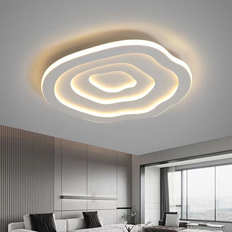 LED Ceiling Mount Light Modern Style Ceiling Light with Acrylic Shade for Bedroom