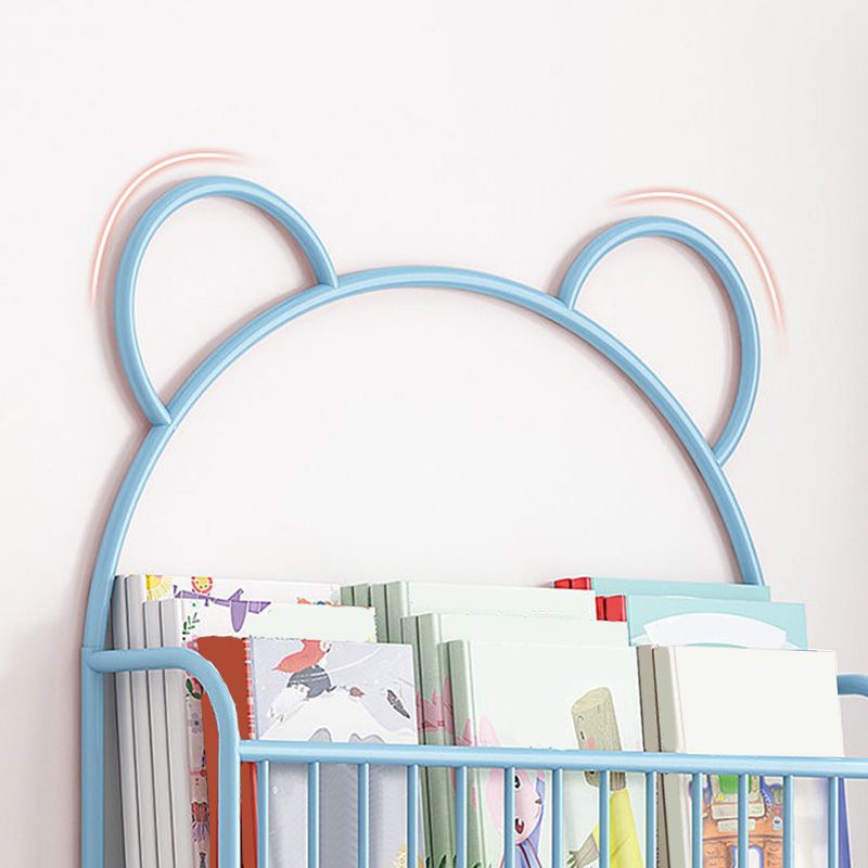 Wall Mounted Metal Bookshelf Children's Picture Book Display Rack