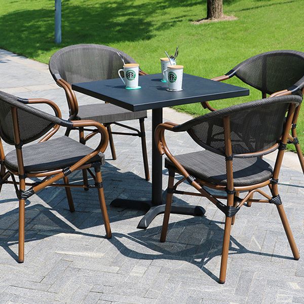 Contemporary Water Resistant Dining Table 2-Seater Patio Table