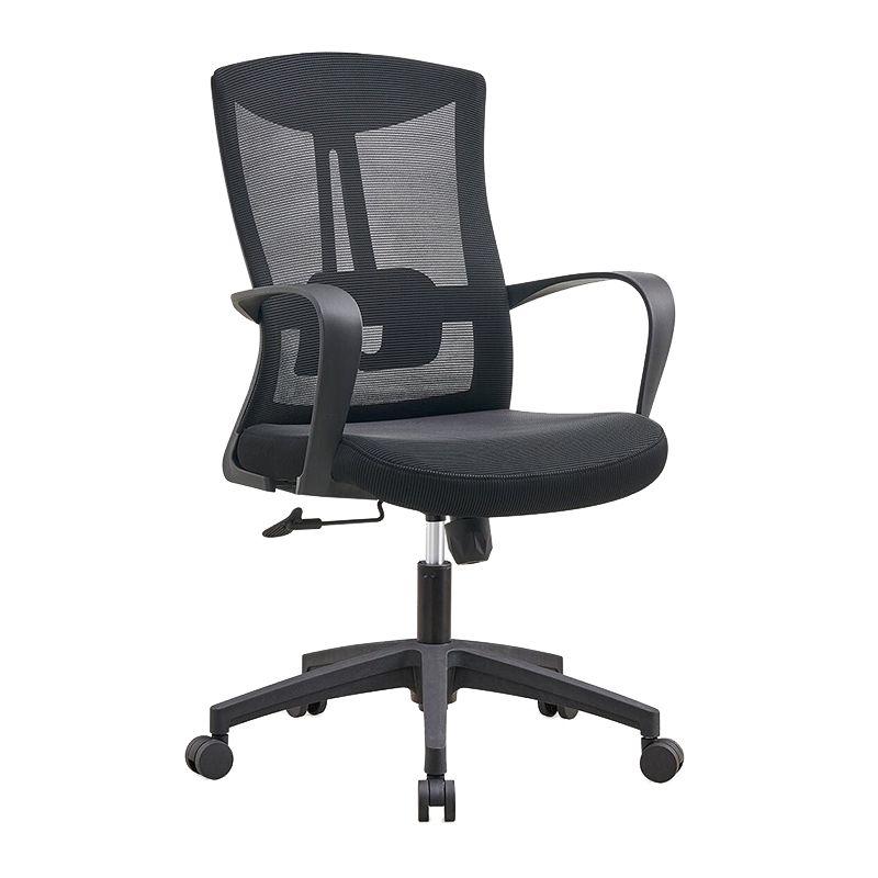 Modern Breathable AirGrid Swivel Chair Microfiber Conference Mid Back Chair