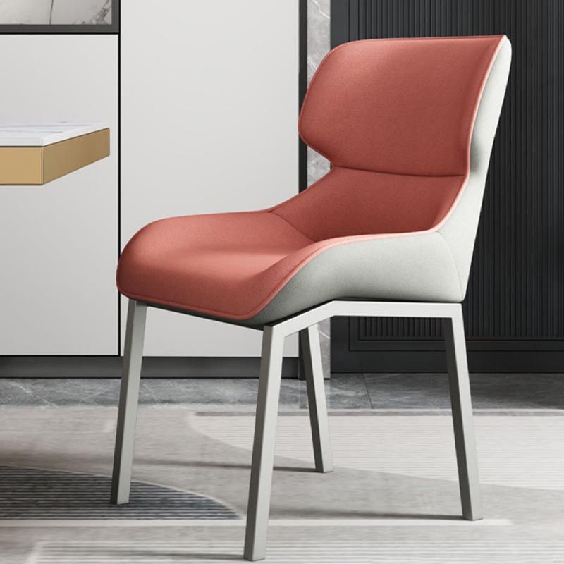 Modern Dining Fabric Side Chair Upholstered Wingback Side Chair