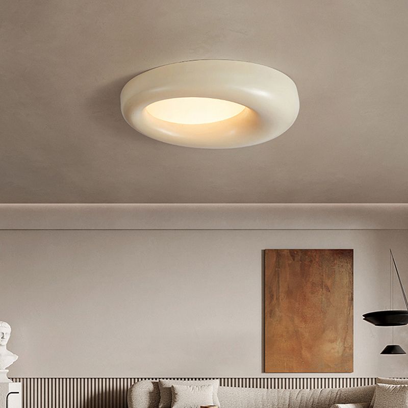 Aluminum and Acrylic Flush Mount Nordic Round LED Ceiling Flush