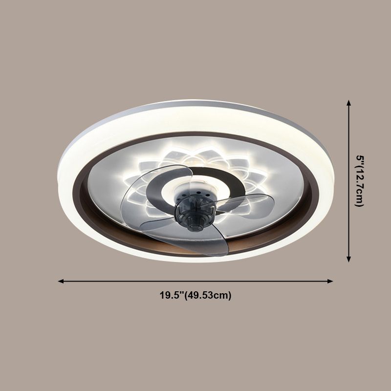 Circular Flush Mount Éclairage Éclair