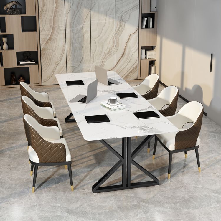 Sintered Stone Home Writing Table Industrial Office Meeting Table