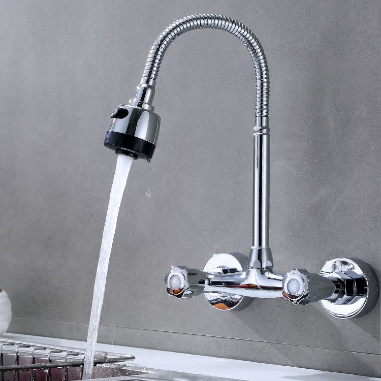 1-Handle 2-Holds Faucets with Water Dispenser Standard Kitchen Faucets