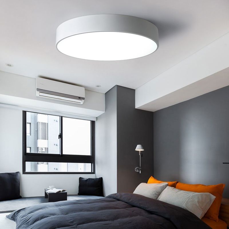 Modern Simple Style Flush Mount Ceiling Lamp Circle Flush Light for Living Room