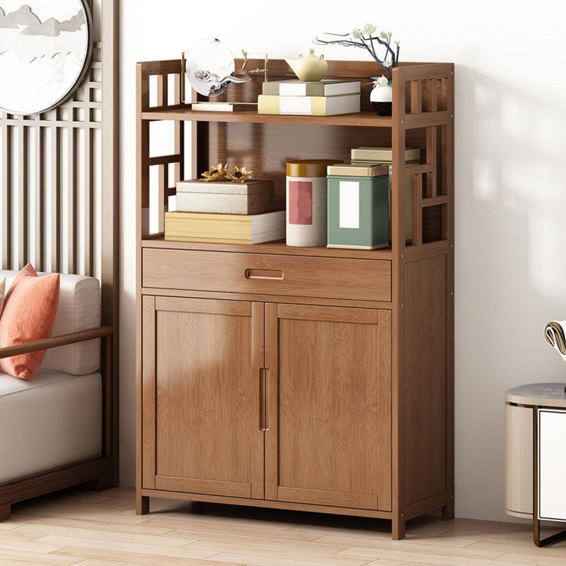 Contemporary Side Board Engineered Wood with Door Sideboard for Dining Room