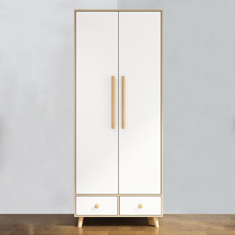 Contemporary Bedroom Kid's Wardrobe Manufactured Wood Frame Wardrobe