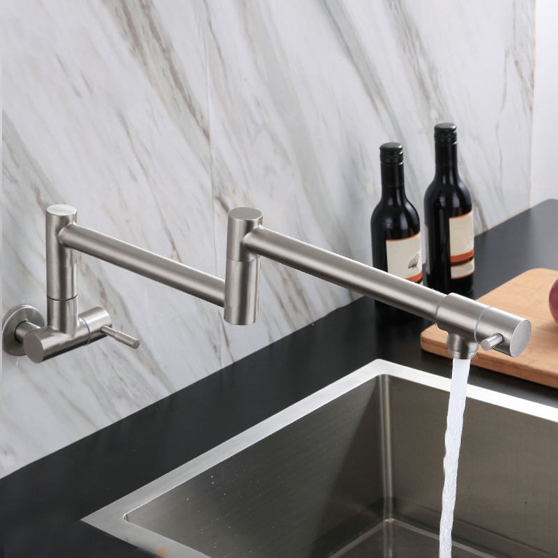 Stainless Steel Pot Filler Faucet with Single Handle No Sensor Faucet