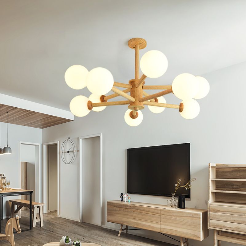 Modern Sputnik 10-light Ceiling Light For Bedroom