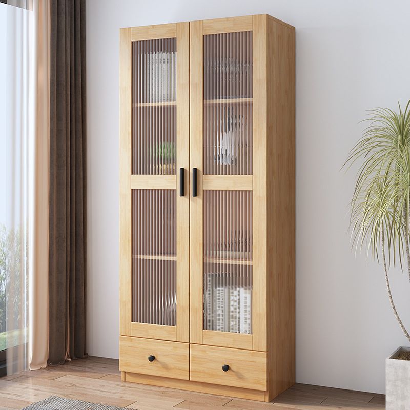 Modern File Cabinet Vertical Home or Office Wood Cabinet with Storage Shelves