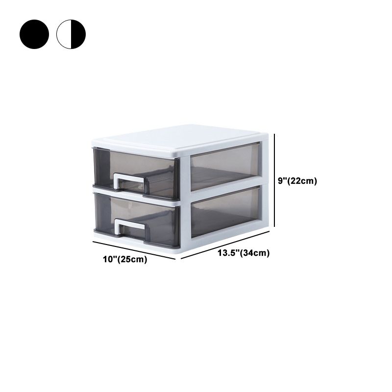 Contemporary File Cabinet Drawers Plastic Vertical File Cabinet for Home or Office