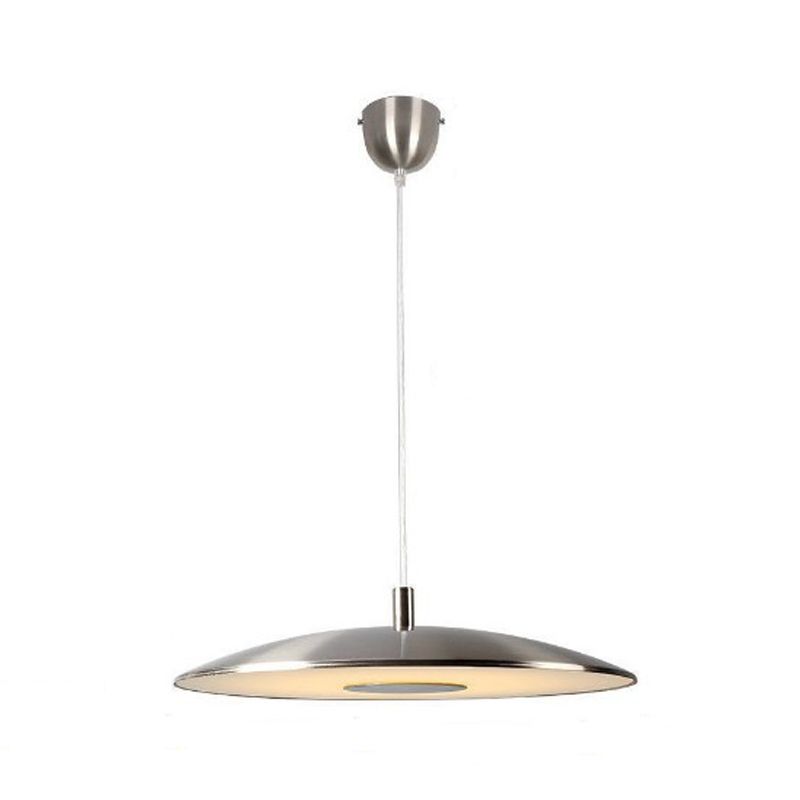 Metal Round Shape Hanging Light Modern Style 1-Light Hanging Mounted Light Fixture