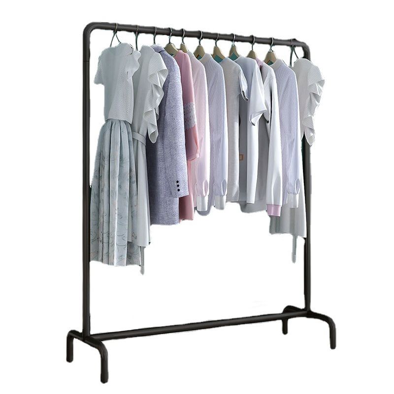 Contemporary Metal Hall Stand Hall Tree with Shelf Storage and Hanging Rail Coat Rack