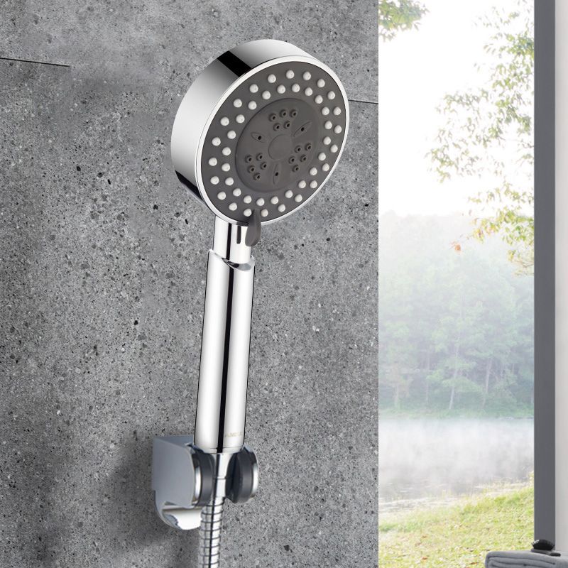 Contemporary Shower Head Combo Metal Round Handheld Shower Head