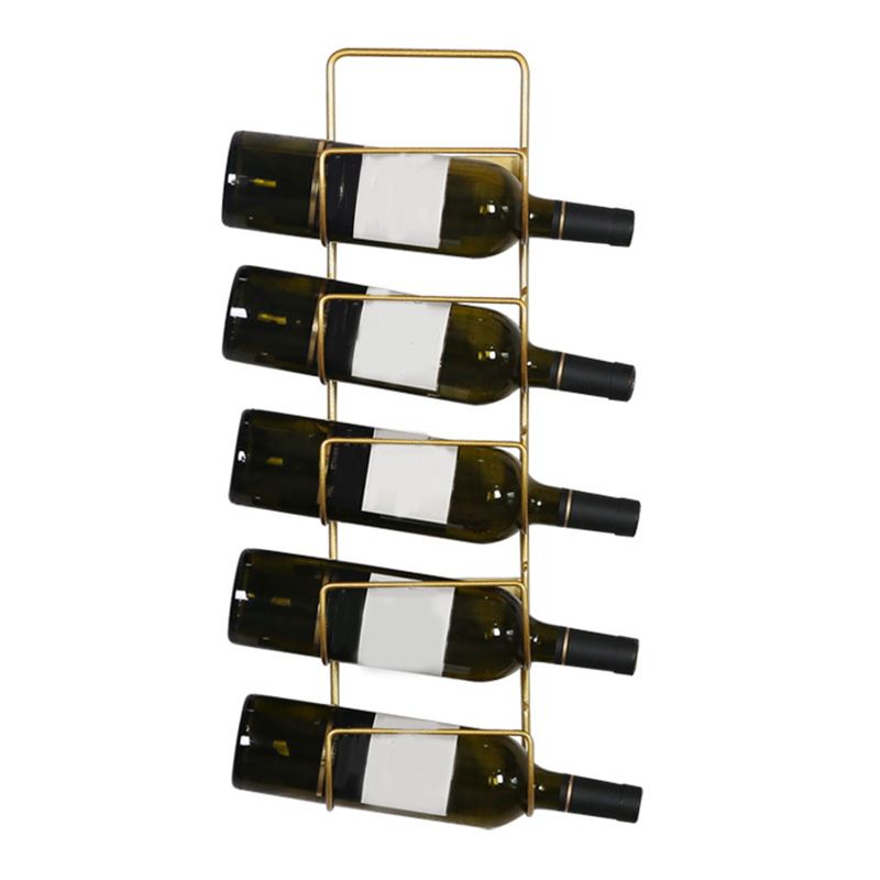 Modern Metal Bottle Wine Rack Home Wall Mounted Wine Bottle Rack