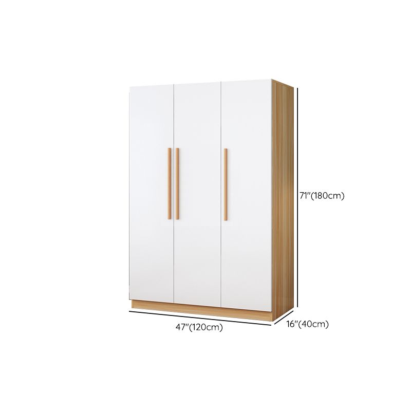 Contemporary Style Wardrobe Armoire Wood Wardrobe Cabinet With Door