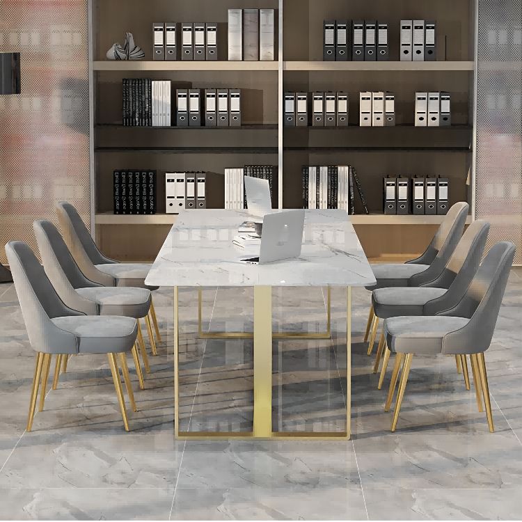 Sintered Stone Home Meeting Table Industrial Office Writing Table