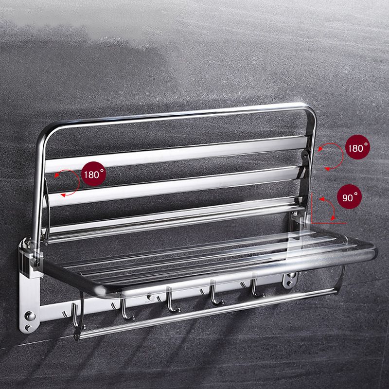 6-Piece Stainless Steel Modern Bathroom Accessory as Individual or as a Set