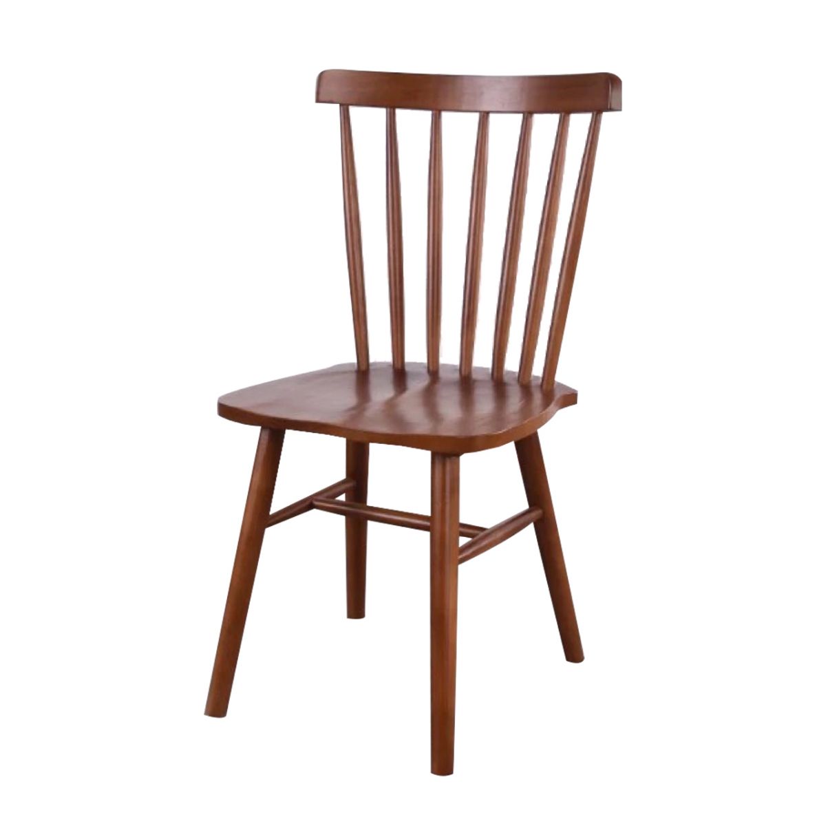 Scandinavian Wood Armless Kitchen Dining Chairs Windsor Back Chair