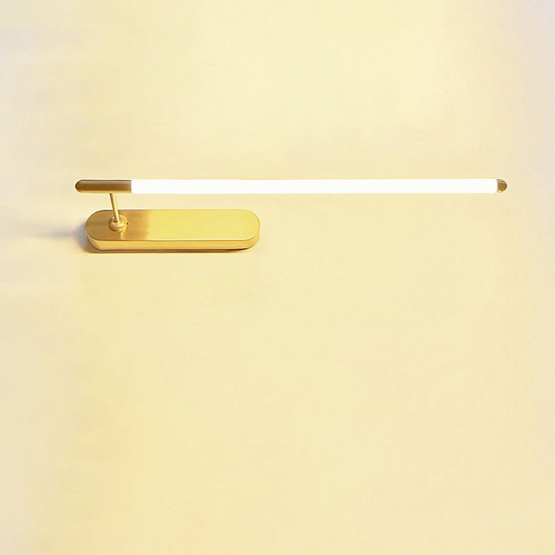 Linear LED Vanity Wall Light in Modern Simplicity Metal Wall Lamp with Acrylic Shade