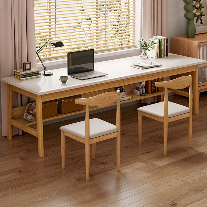 Rectangular Engineered Wood Office Desk Modern Style Writing Desk