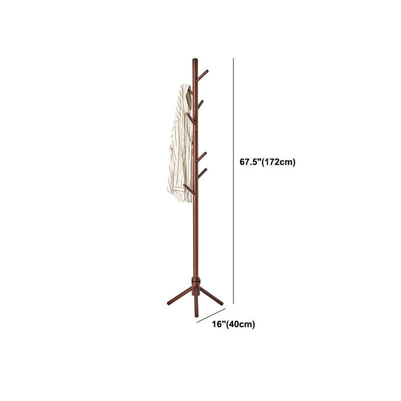 Entryway Kit Hooks Modern Hall Tree Engineered Wood Coat Rack