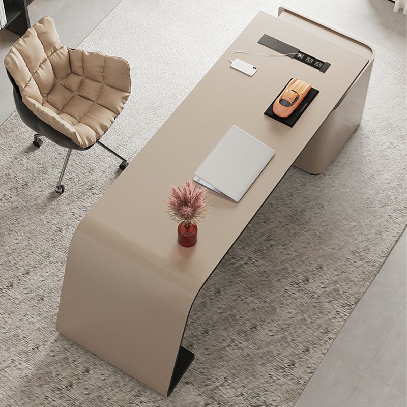 Rectangular Shaped Office Desk Wood with 3 Drawers for Office