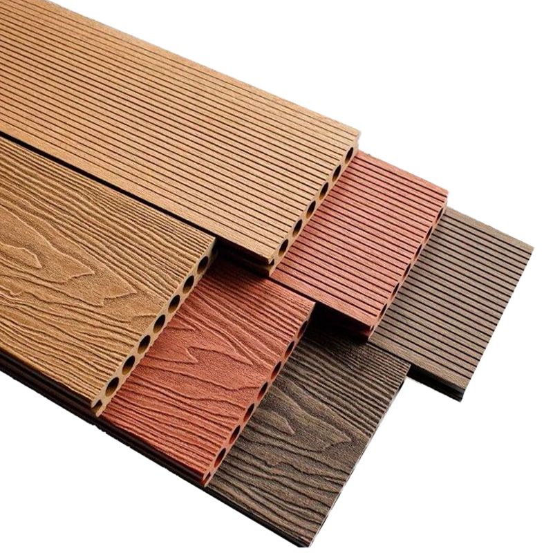 Wire Brushed Wooden Wall Plank Engineered Hardwood Deck Tiles