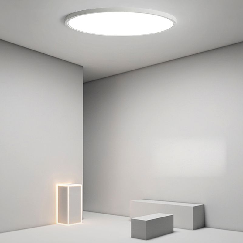 Semplicità Apparecchio di illuminazione a soffitto per montaggio a incasso Luce rotonda a LED montata a soffitto