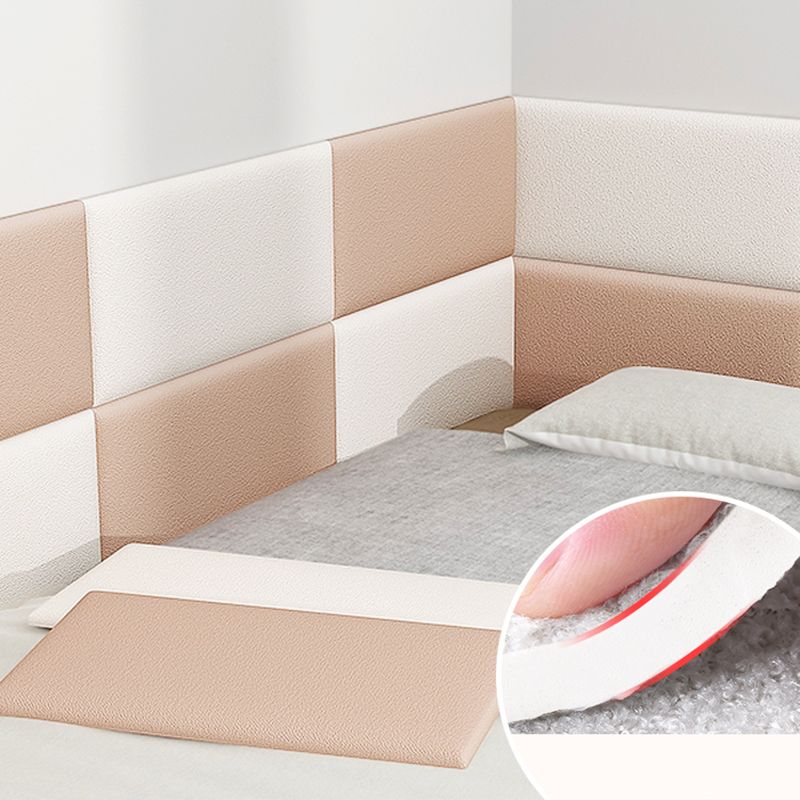 Modern Style Wall Paneling Peel and Stick Wall Paneling with Upholstered