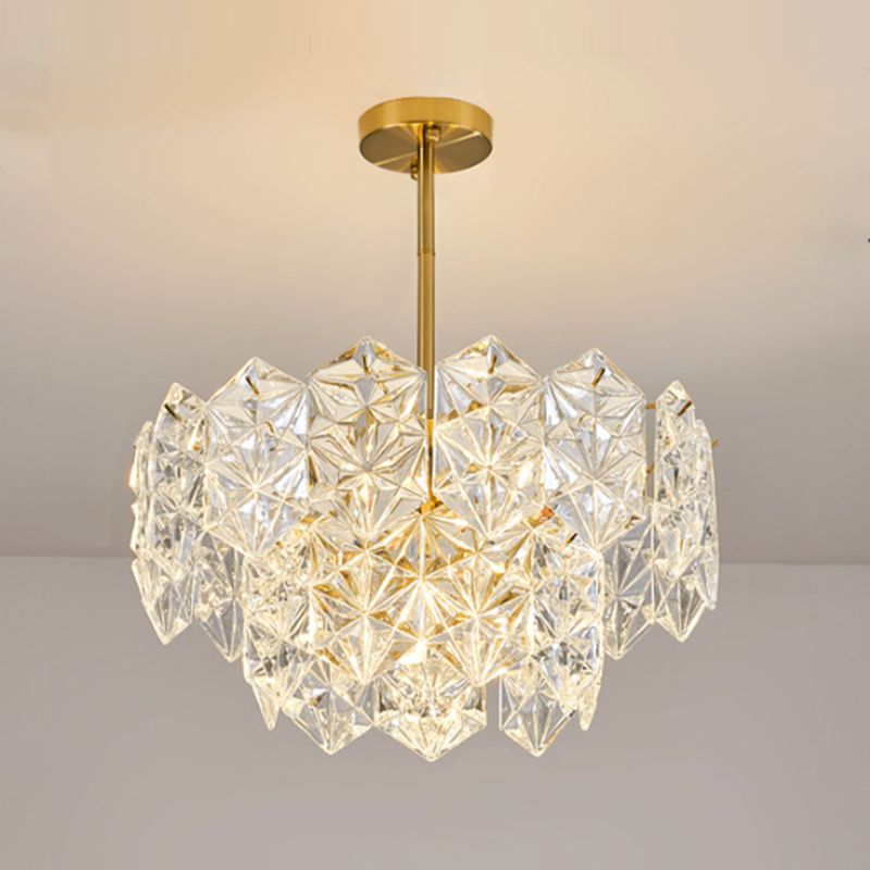 Contemporary Ceiling Light Creative Glass Flush Mount Light Fixture for Bedroom