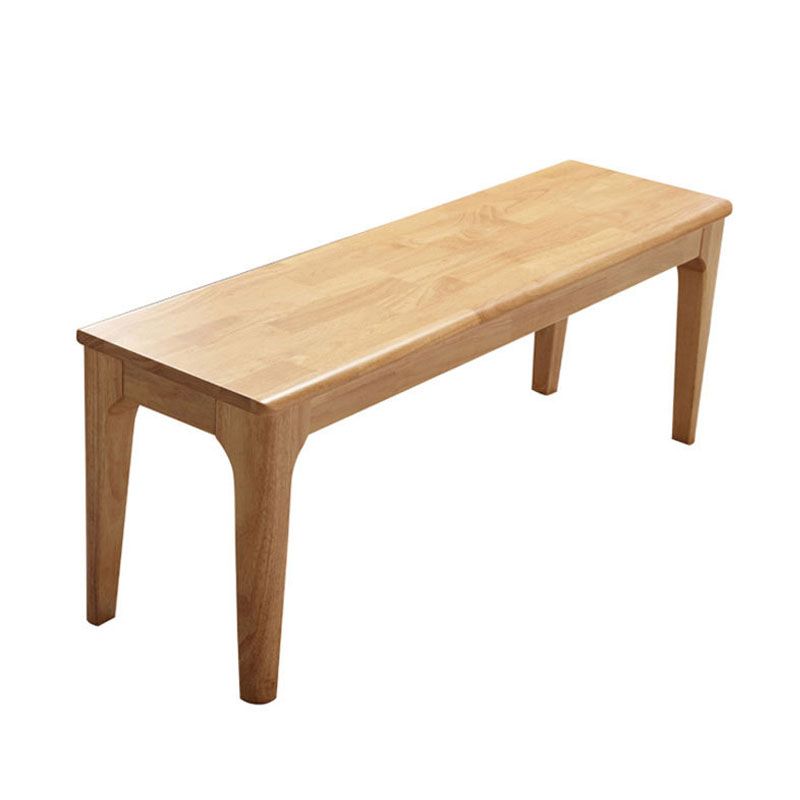 Contemporary Home Bench Solid Wood 17.7" Height Seating Bench with Legs