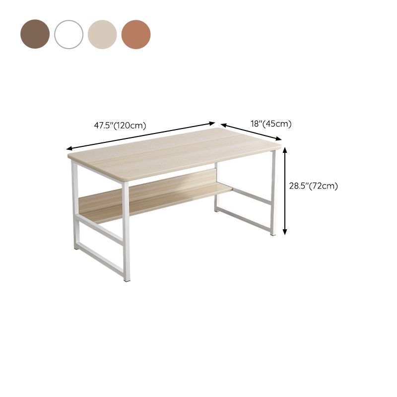 Modern Office Desk Manufactured Wood Rectangle Computer Desk