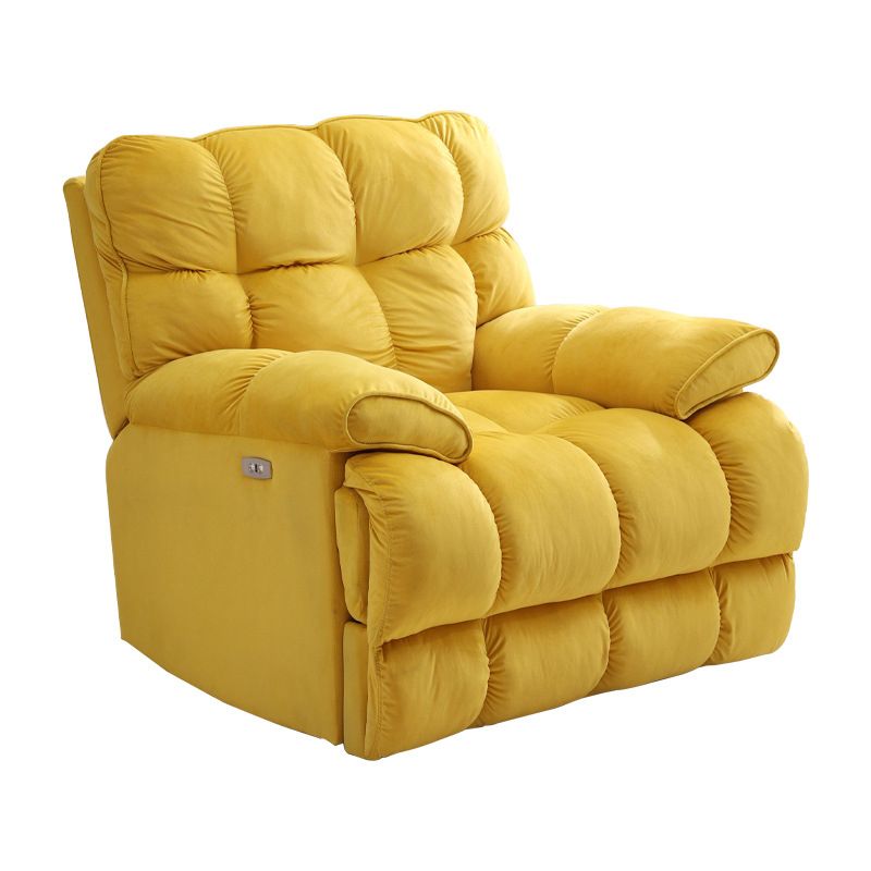Scandinavian Upholstery Chair Velvet Standard Recliner with Independent Foot