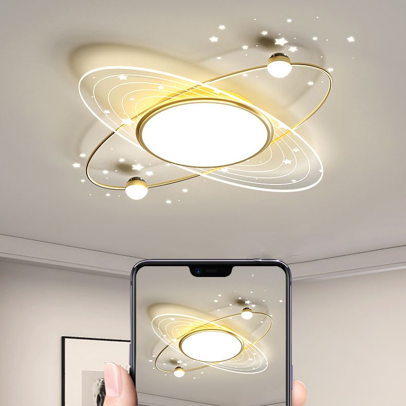 Modern Ceiling Lamp Acrylic LED Flush Mount Light Fixture for Bedroom