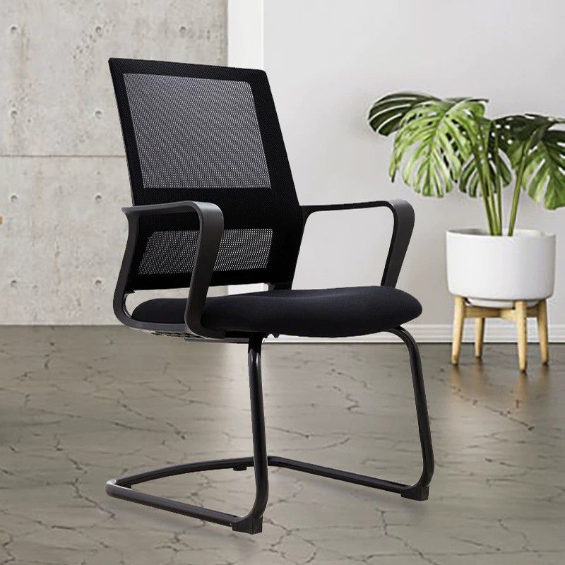 Modern No Wheels Desk Chair No Distressing Ergonomic Office Chair