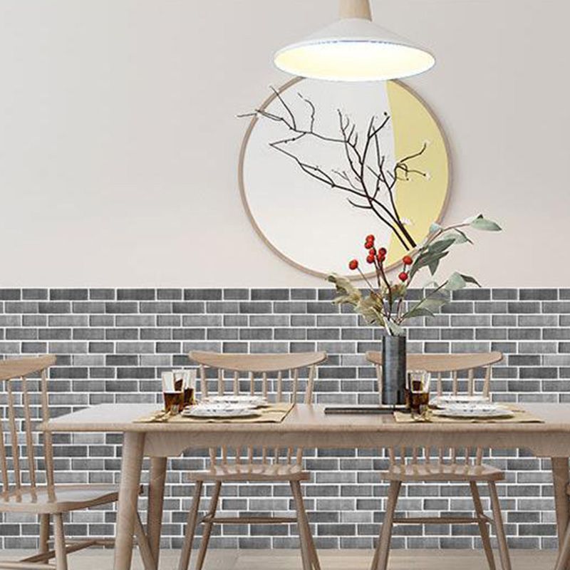 Industrial Wall Plank 3D Brick Bathroom Living Room Wall Panels Set of 5