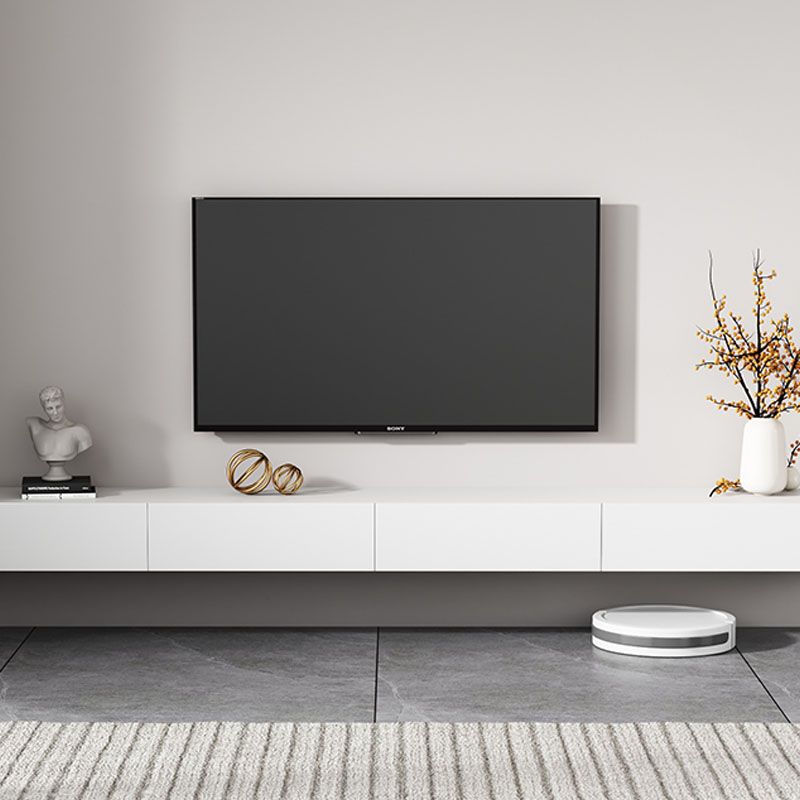 Floating Mount TV Stand Modern TV Stand Console with Drawers