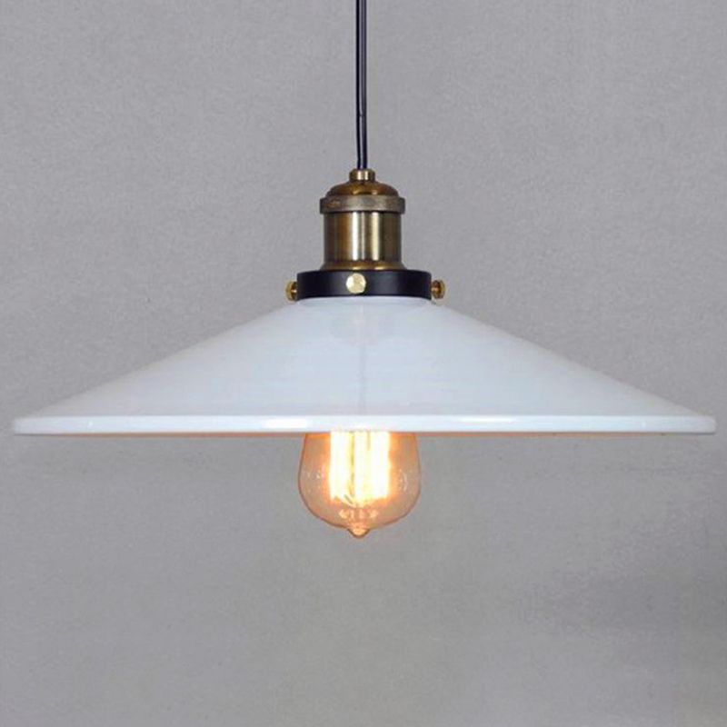 Saucer Living Room Pendant Lighting Fixture Loft Style Metal Hanging Ceiling Light