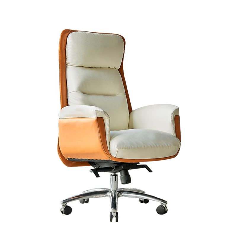 Padded Arms Executive Chair Modern Office High Back Managers Chair