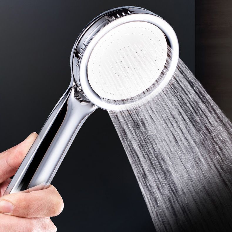 Round Handheld Shower Head Plastic Contemporary Style Shower Head