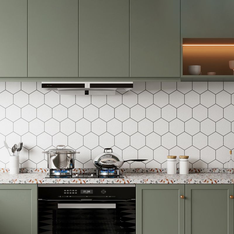 Modern Kitchen Backsplash Tile Waterproof Peel and Stick Mosaic Tile