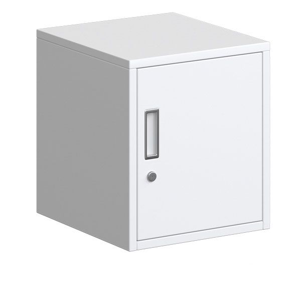 Contemporary File Cabinet Metal Frame Fire-Resistant Lateral File Cabinet with Key Lock