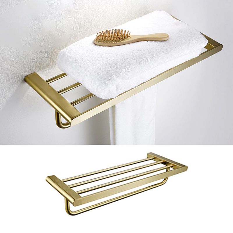 Brushed Brass Metal Bathroom Accessory As Individual Or As a Set