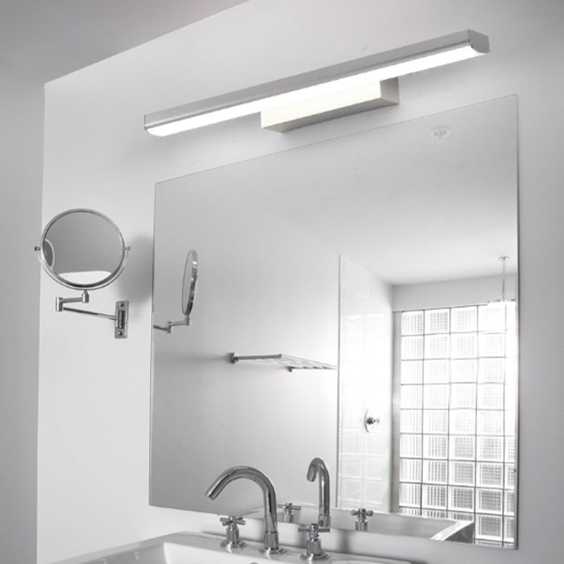 Strip vorm wandverlichting moderne stijl metalen 1 lichte sconce lamp voor badkamer