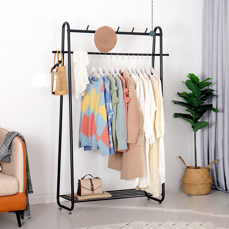 Metal Entryway Kit, Hooks and Hanging Rail Metal Coat Hanger