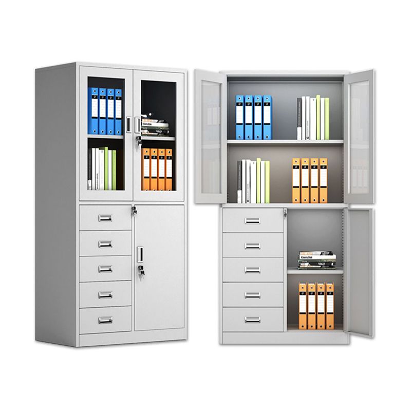 Vertical Filing Cabinet Fire-Resistant File Cabinet with Storage